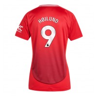 Maglia Calcio Manchester United Rasmus Hojlund #9 Prima Divisa Donna 2024-25 Manica Corta